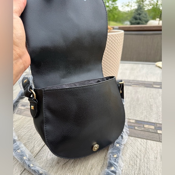 NWOT Black Crossbody Bag By Victoria Secret - Picture 5 of 10